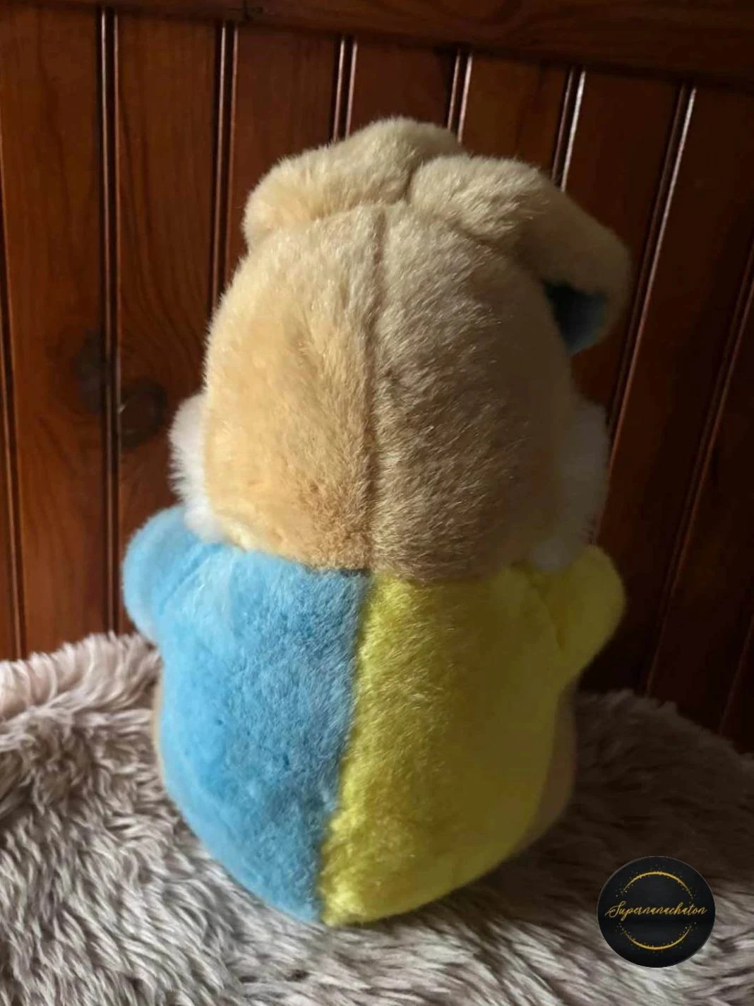 Peluche coelho amarelo e azul – photo 2